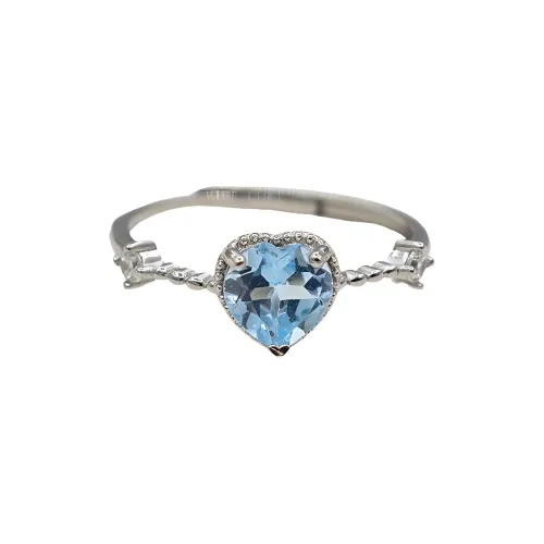 Andaozi Natural Topazes Rings Women's