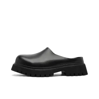 LUOMAIKE Rubber Sole Quiet Closed Toe Slippers Men's