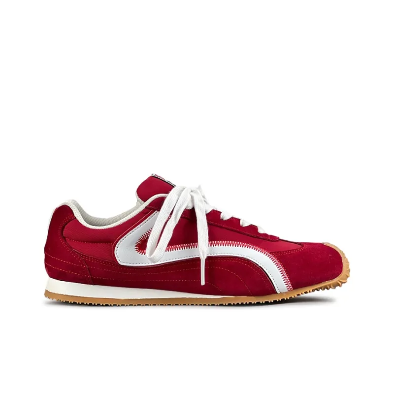 LuzaoT SUPER DRAG Lightweight Low Top Casual Shoes Unisex Red-1