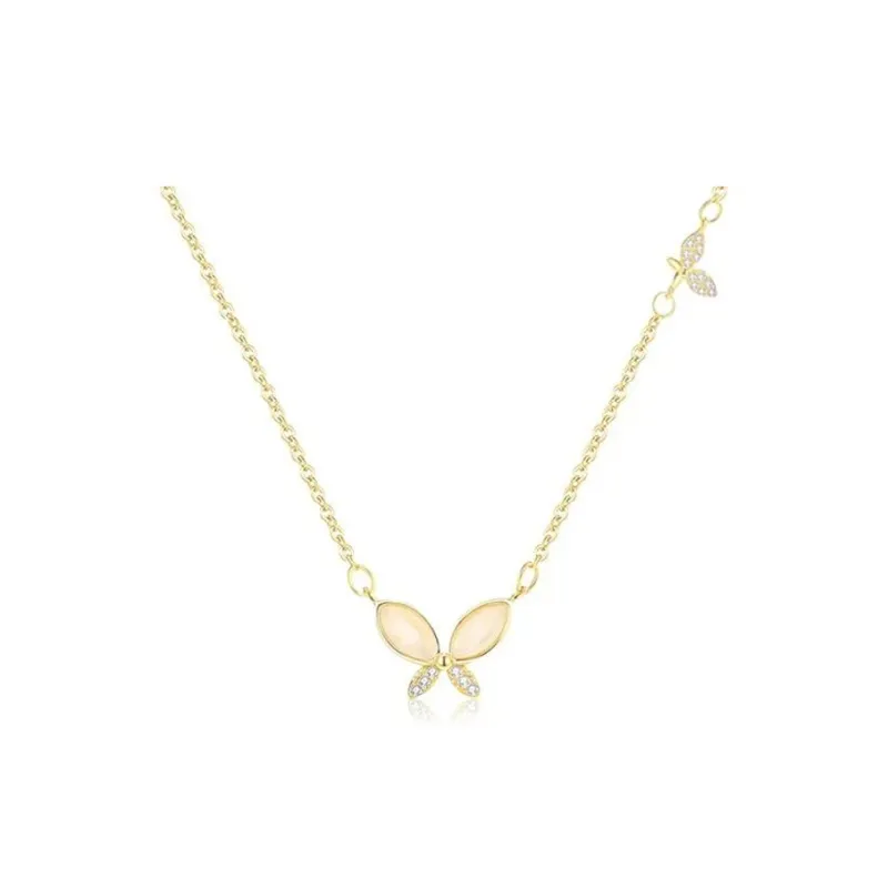 WINGSTOP Glass Cat Eye Necklaces Women's-2
