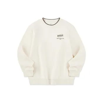 QIAODAN Sports Life Collection Sweatshirt Men's Cream White