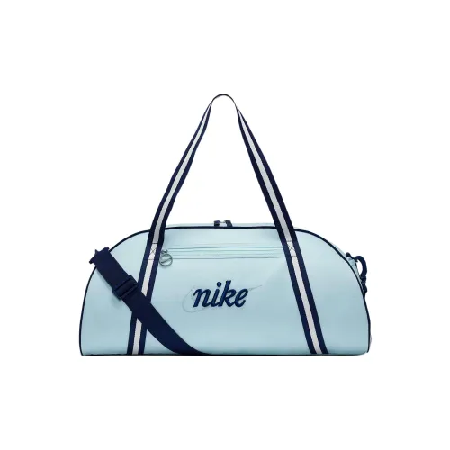 Nike Polyester Gym Bag Unisex Glacier Blue & Blue Void