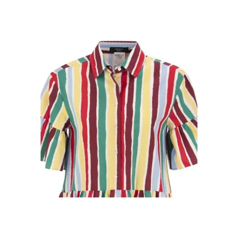 WEEKEND MaxMara Short Sleeved Dresses Women's Multicolor-4