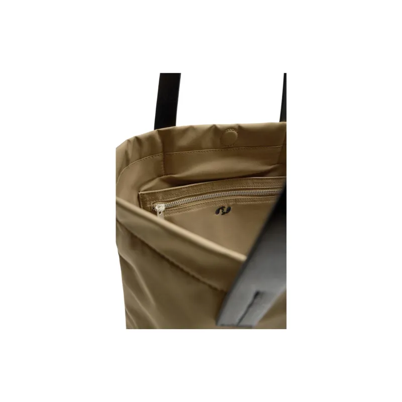 ZARA ORIGINS Polyester Tote Bag, Shopping Bag, Handbag Medium Size Men's Sandy Brown-2