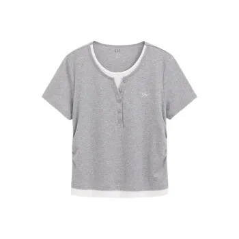 GAP T Shirts Women's Light Gray