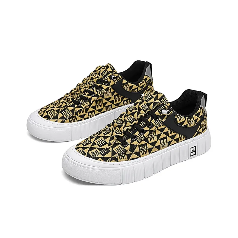 BINGO DUCK Coverage Mid Top Skateboard Shoes Men's-7