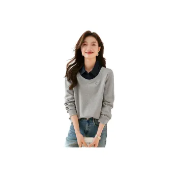 Mo Han Yi Mei Sweatshirt Women's Medium Gray