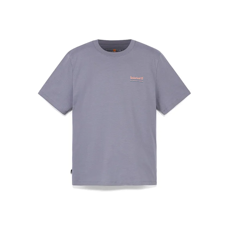 Timberland T Shirt Men's Light Purple-0