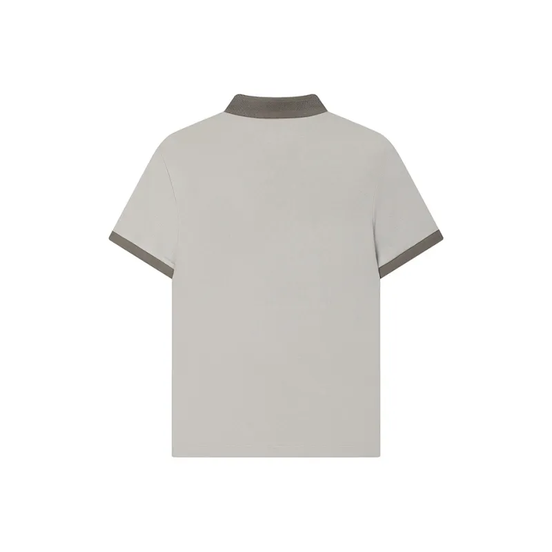 FILA MILANO Italian Luxury Sports Collection Polo Shirt Men's Monotone Gray GY-1