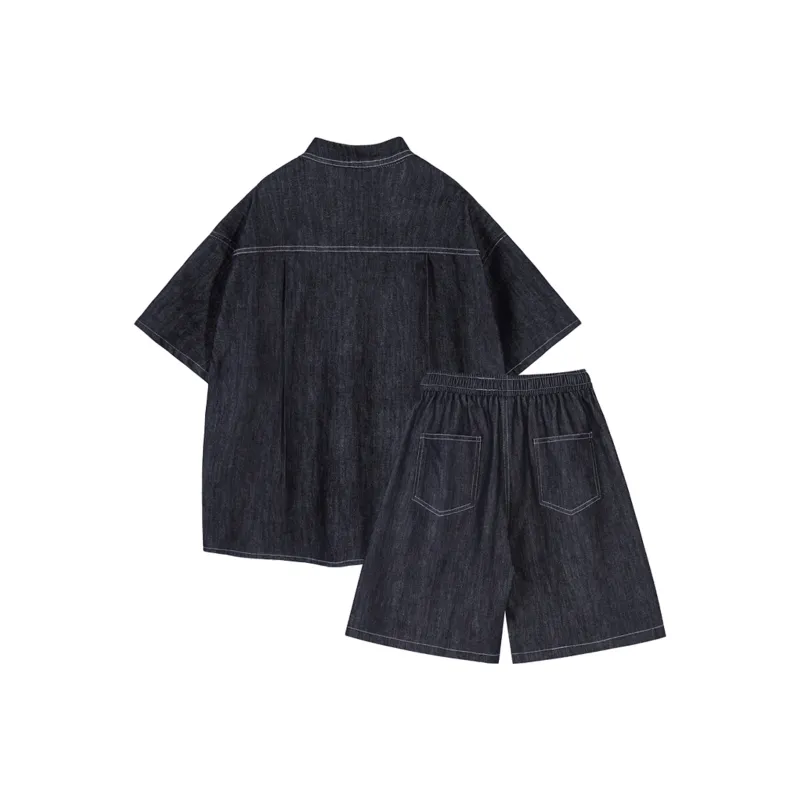 Fakeyoung Shirt Matching Set Unisex-1