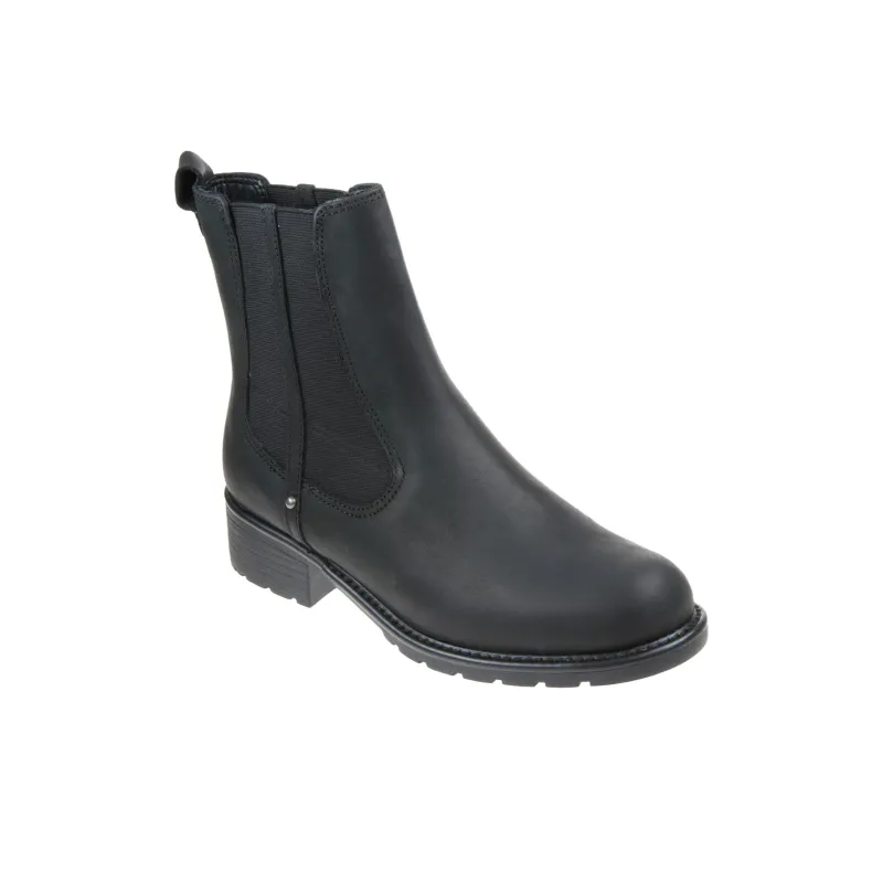 Clarks Orinoco Club Short Chelsea Boots Women's Black-2