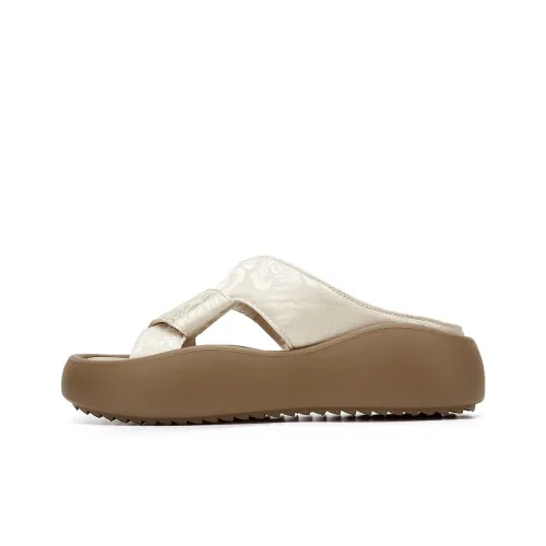 JOSINY Slide Slippers Women's Beige/Black