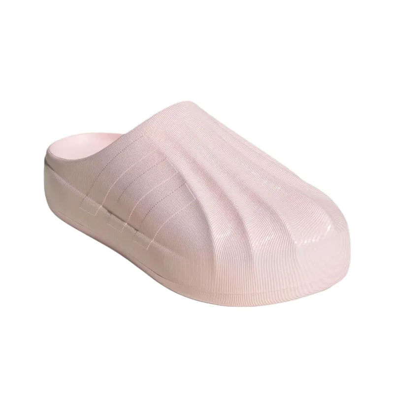 Adidas Originals AdiFOM SUPERSTAR MULE Abrasion Resistant Slip Resistant Closed Toe Slippers Unisex Pink-2