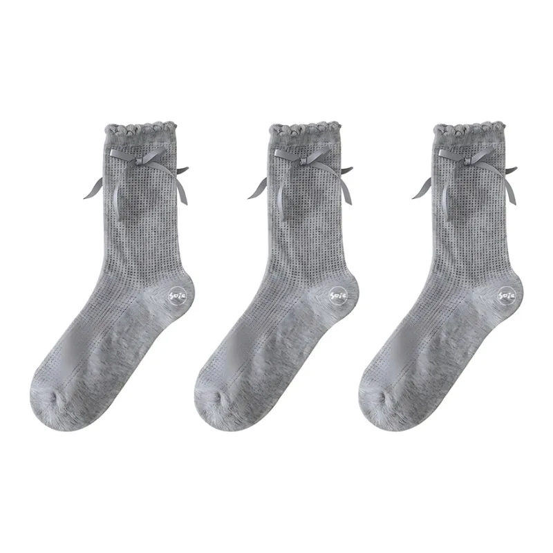 SOIE Mid Calf Socks Women's Combo Set-15