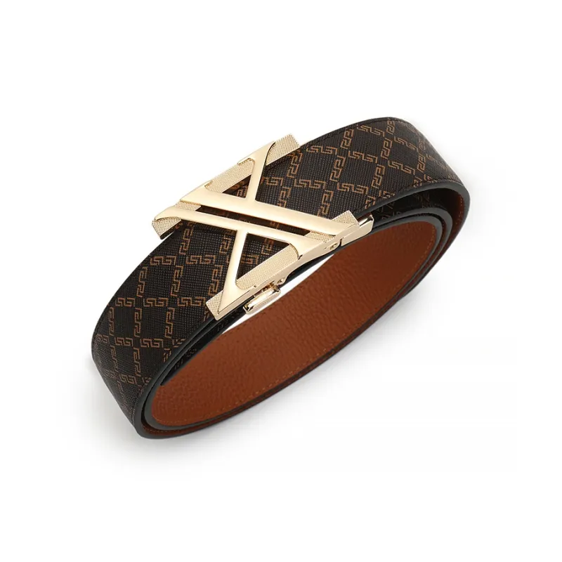 Coilenklaon Cow Leather Belts Men's 3.5cm-0