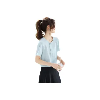 Mo Han Yi Mei Shirt Women's Misty Blue