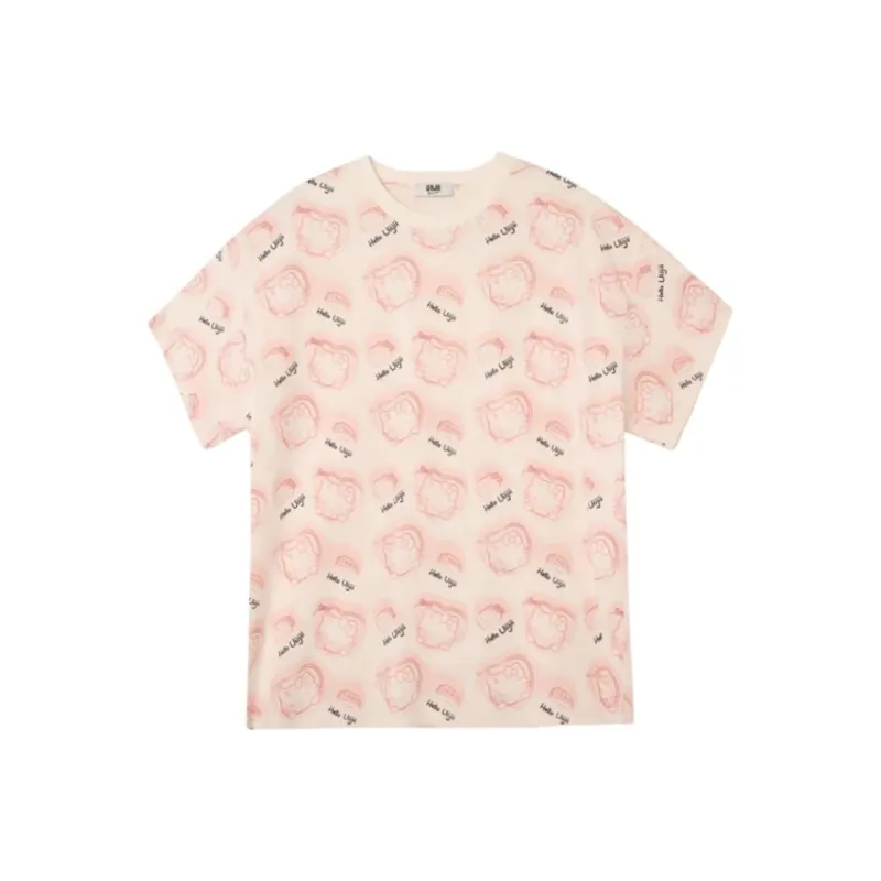 YOUJI T Shirts Women's Pink On A White Background-0
