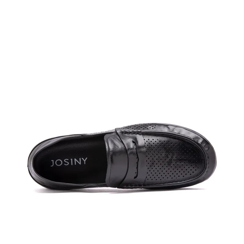 JOSINY Loafers Men Black-2