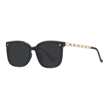 CLARKIA FLOWER Metal PC Square Sunglasses Unisex