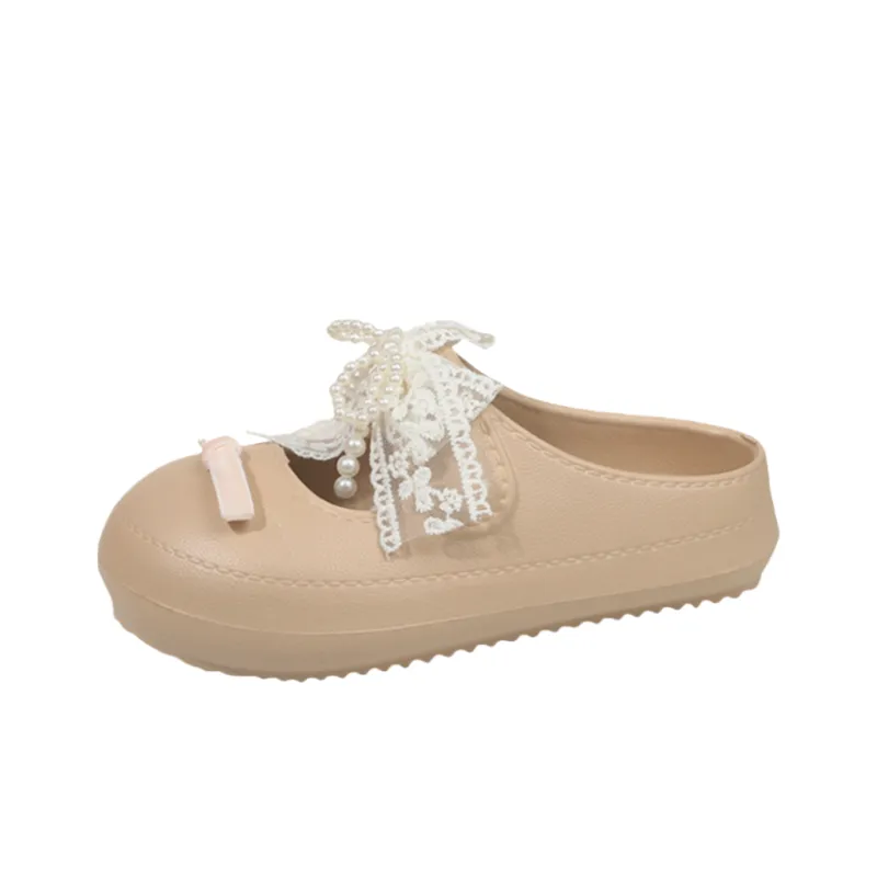 Alxnan Odor Resistant Closed Toe Slippers Women's-5