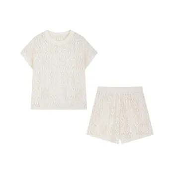 Mo Han Yi Mei Casual Suit Women's Ecru