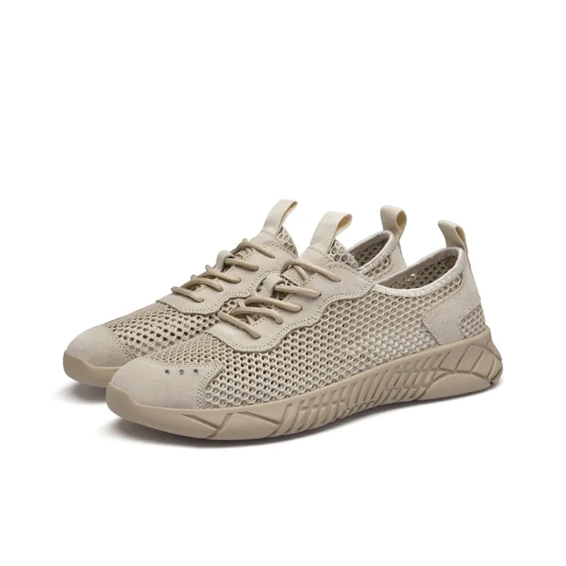 British Knights Breathable And Lightweight Low Top Casual Shoes Men's Khaki-2