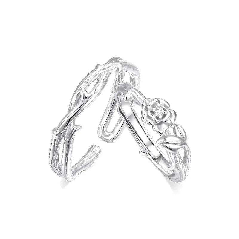 Golden Bliss S925 Silver Rings Unisex-0