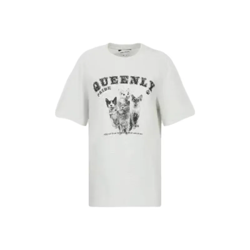 URBAN REVIVO T Shirts Women's Heather Gray-0