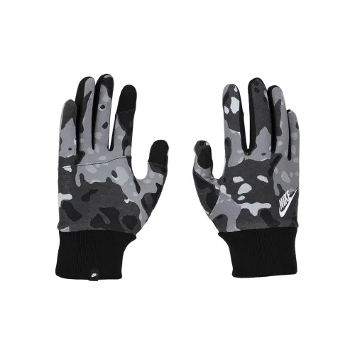 Nike Cotton, Elastane, Polyester, Viscose, Nylon Gloves Kids' Black