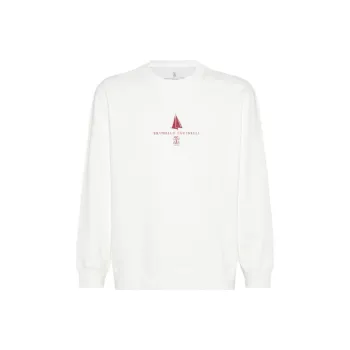 Brunello Cucinelli Logo print Sweatshirt