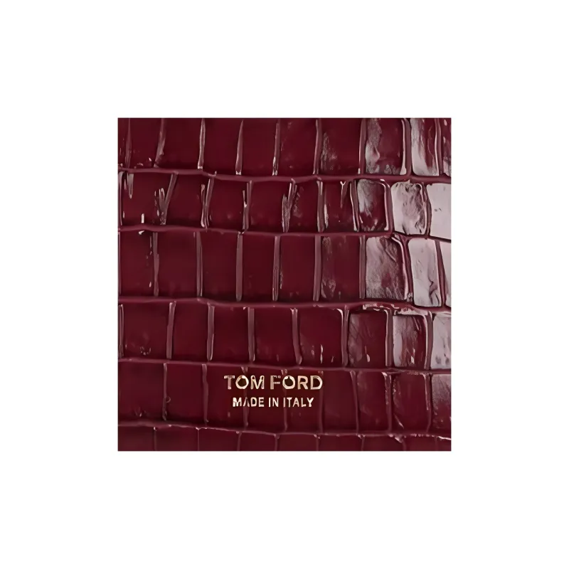 TOM FORD Leather Wallet Men's Red-3
