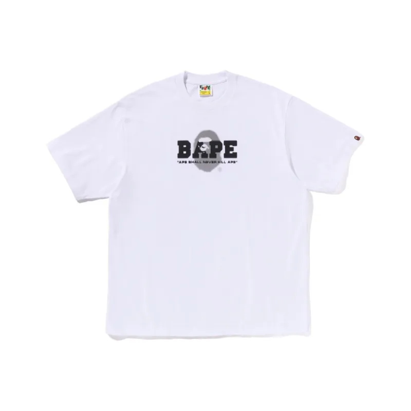 Bape Graffiti Logo Relaxed Fit Tee-1