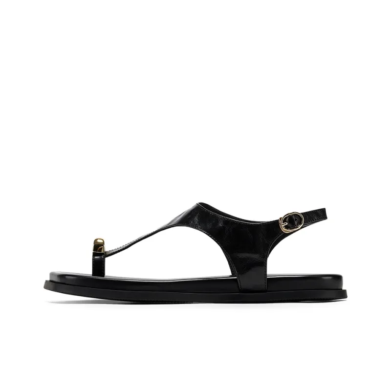 GG CC Flat One Strap Sandals Women's-8