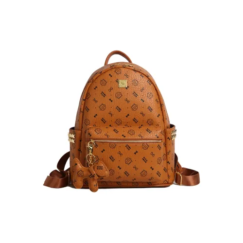 HCXK PU Backpack Women's Multicolor