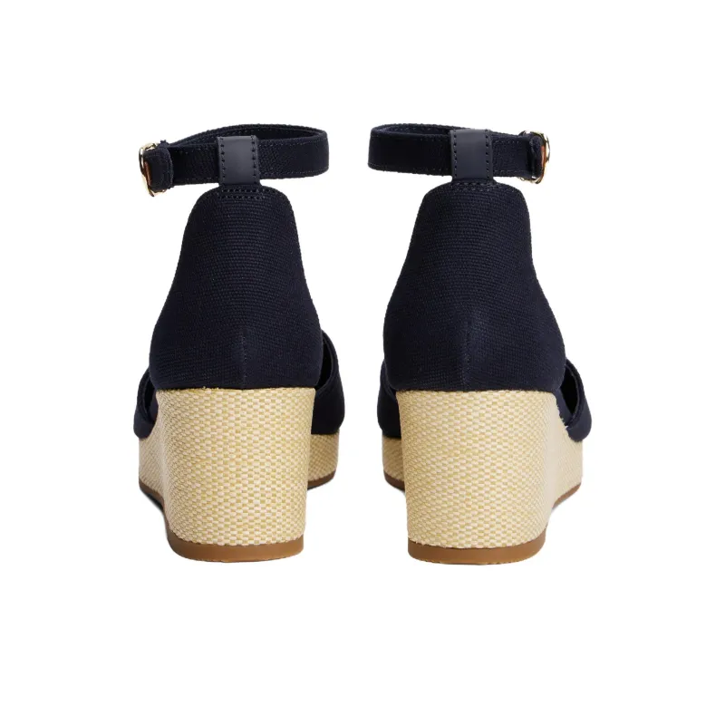 Tommy Hilfiger Wedge Heel High Heels 6cm Women's Blue-4