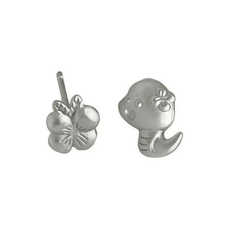 Zocai S925 Silver Stud Earrings Women's-0