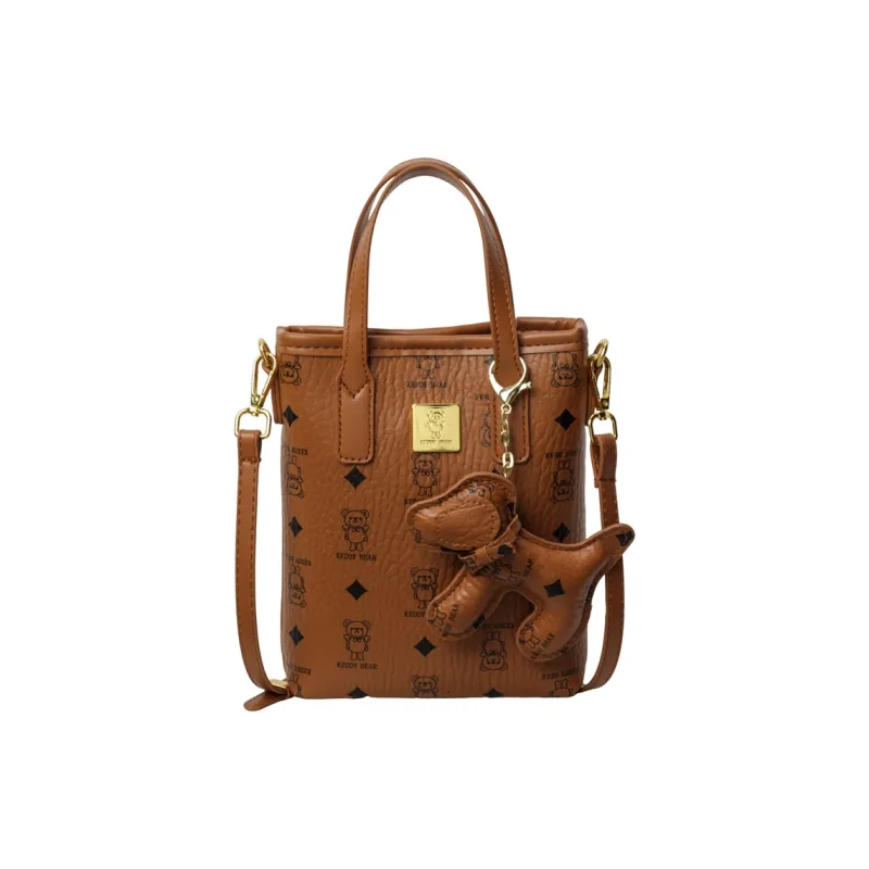 Yalu PU One Shoulder Handbag Women's Ecru/Pink/Brown/Coffee-15