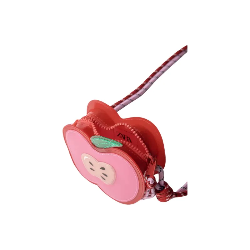 ZARA Thermoplastic Polyurethane Shoulder Bag, Crossbody Bag Kids' Red-2