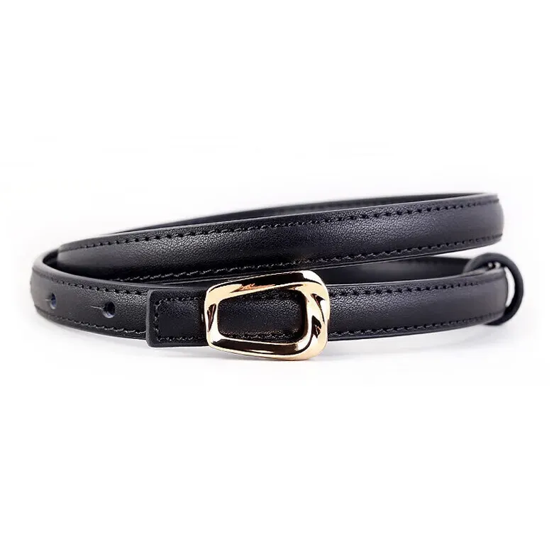 ROBINHOOD Cow Split Leather Belts Women's 1.5cm-0