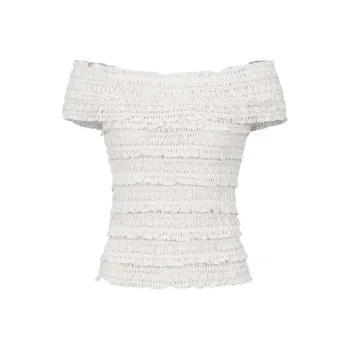 URBAN REVIVO T Shirts Women's Ivory White