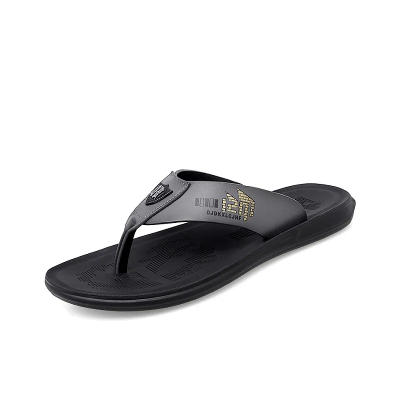 Eminu Rubber Sole Slip Resistant Flip Flops Men's-5