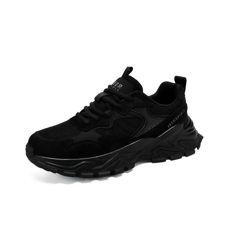 JEEP SPIRIT Low Top Chunky Sneakers Men's Black-2