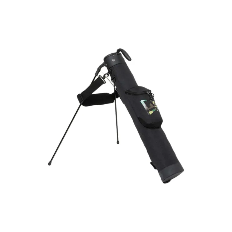 New Era Adjustable Strap Golf Bag Travel Storage Bag Unisex Black & Camel-0