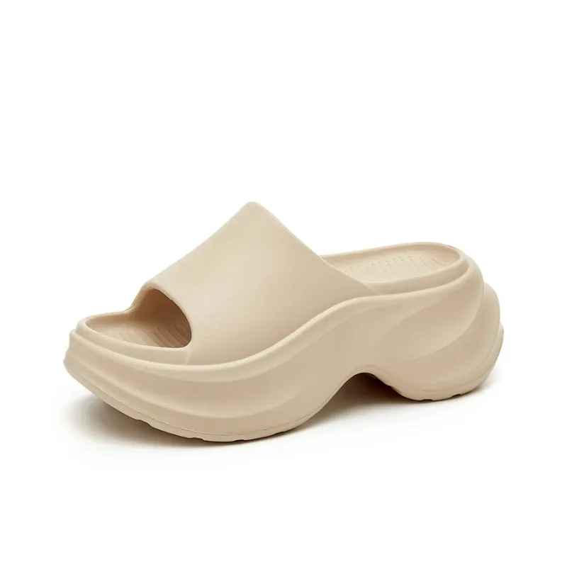 Mulinsen Cut Out Slip Resistant Abrasion Resistant Slide Slippers Women's-15