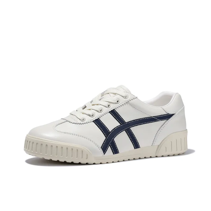 BELLALILY Lightweight Low Top Casual Shoes Women's White-1