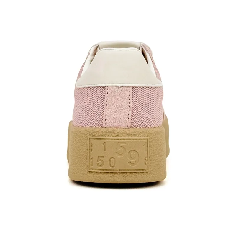La Chapelle Slip Resistant, Abrasion Resistant, Lightweight Low Top Skateboard Shoes Women's Pink-5