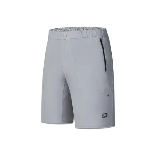 FILA Casual Shorts Men's Rice Straw Gray