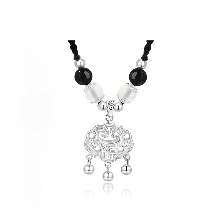 Yagu Natural Agate Necklaces Women's-3