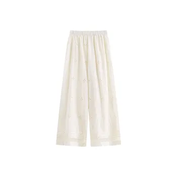 HTMEME Casual Pants Women's Apricot