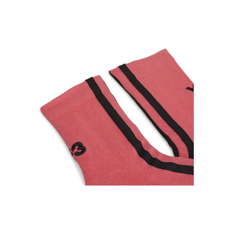 Y 3 Mid Calf Socks Unisex 1 Pack Watermelon Pink-1